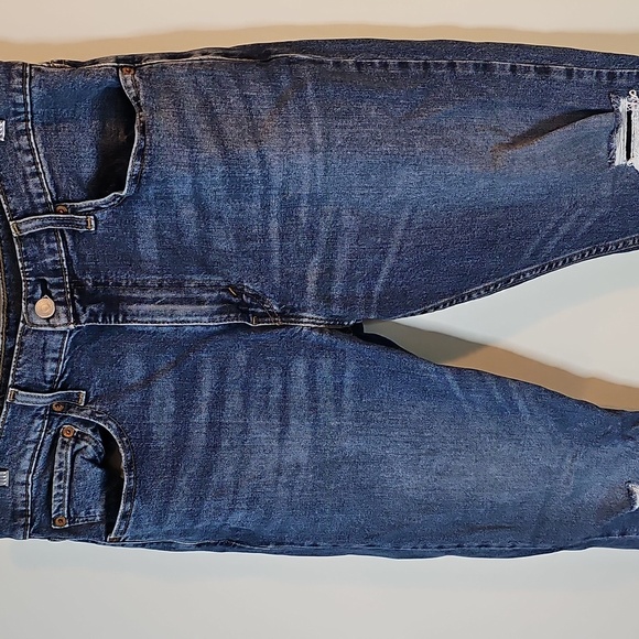 Levi's 512 34x30 Distressed Style Straight Leg Jeans - Picture 2 of 8